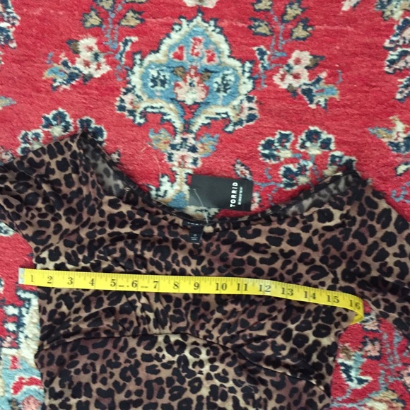 NWT Torrid Leopard Bodycon Dress+NWT Torrid Cap - Picture 10 of 15